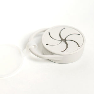 
                  
                    Load image into Gallery viewer, Ivory Snack Cup with Lid Clasp
                  
                