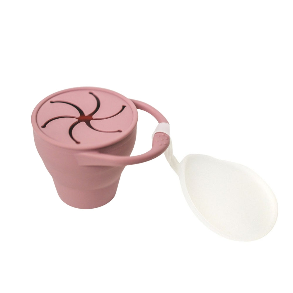 Muave Snack Cup with Lid Clasp